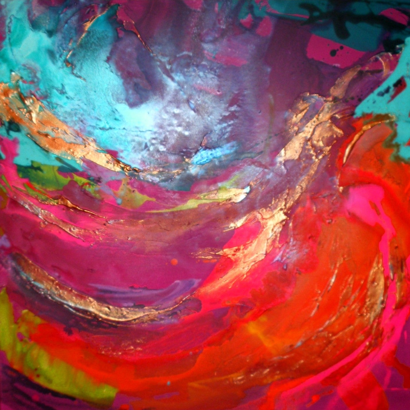 abstract art prints by colour