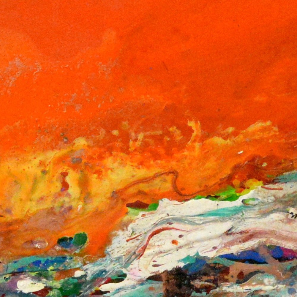 Blazing Skies - Large Original Abstract Art