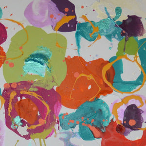 NEW: Birthday Bouquet - Original Abstract Wall Art
