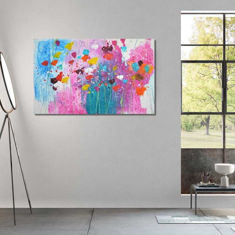 NEW: Bunches of blooms - Original Abstract Wall Art