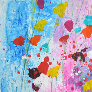 NEW: Bunches of blooms - Original Abstract Wall Art