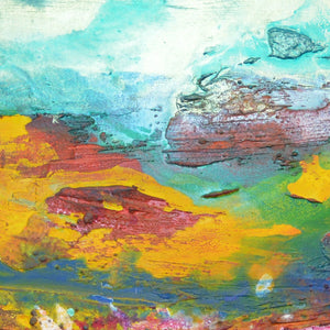NEW: Happy Place - XL Original Abstract Wall Art