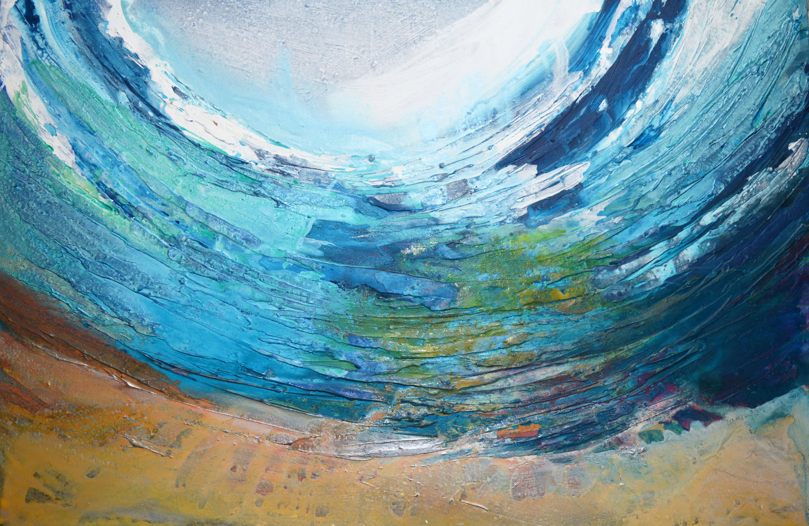 SALE 60% OFF: Surfers Paradise - Original Abstract Wall Art