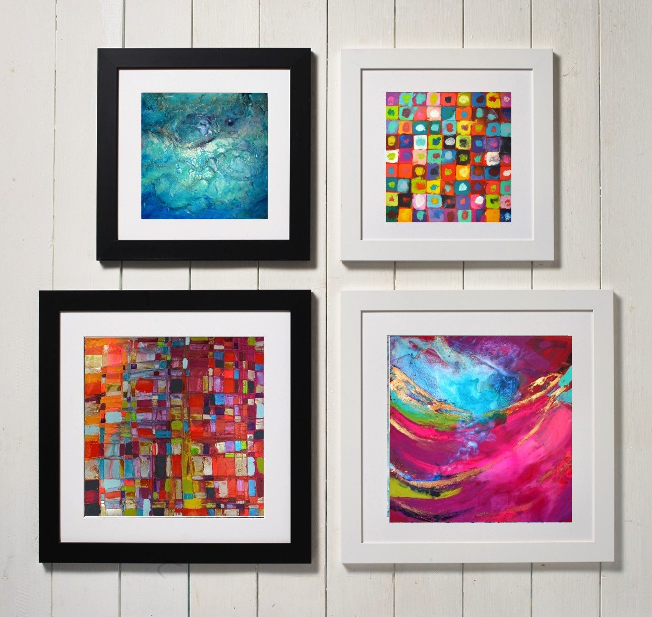 Small Framed Prints Choice of Abstract designs Ready to hang